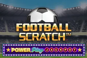 Playtech : Football Scratch PowerPlay Jackpot - GECKO158