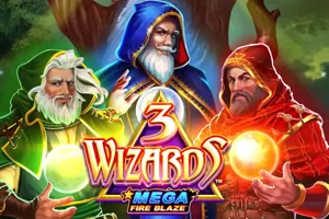 Playtech : Mega Fire Blaze: 3 Wizards - GECKO158