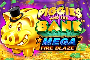 Playtech : Mega Fire Blaze: Piggies and the Bank™ - GECKO158