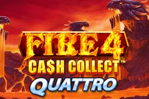 Playtech : Fire 4: Cash Collect Quattro - GECKO158