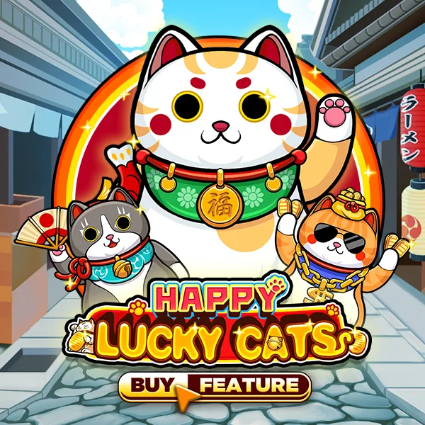 Microgaming : Happy Lucky Cats - GECKO158