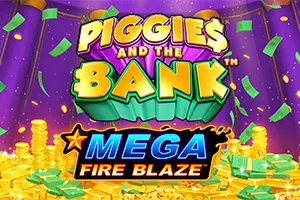 Playtech : Mega Fire Blaze: Piggies and the Bank™ PPJP - GECKO158