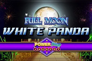 Playtech : Full Moon: White Panda PowerPlay Jackpot - GECKO158