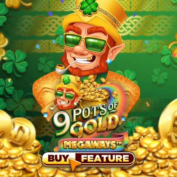 Microgaming : 9 Pots of Gold Megaways - GECKO158